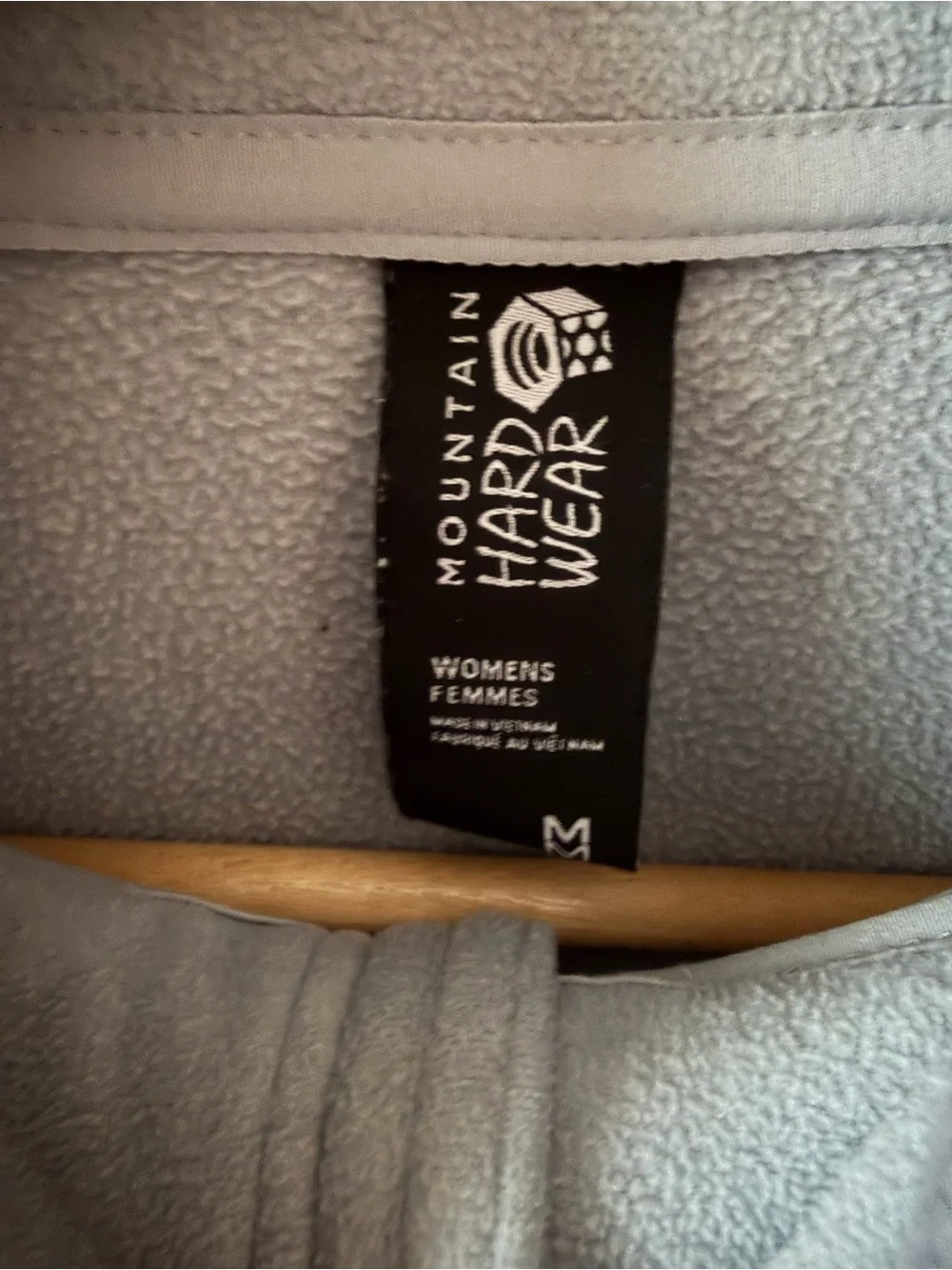 Mountain Hardwear Microchill 1/4 Zip Fleece Pullover Gray Medium EUC